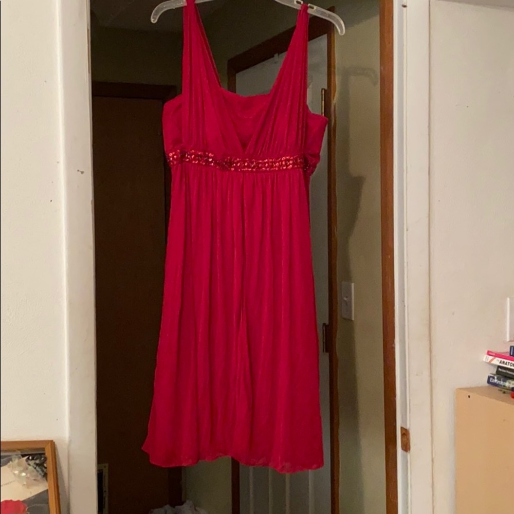 Junior’s formal red dress